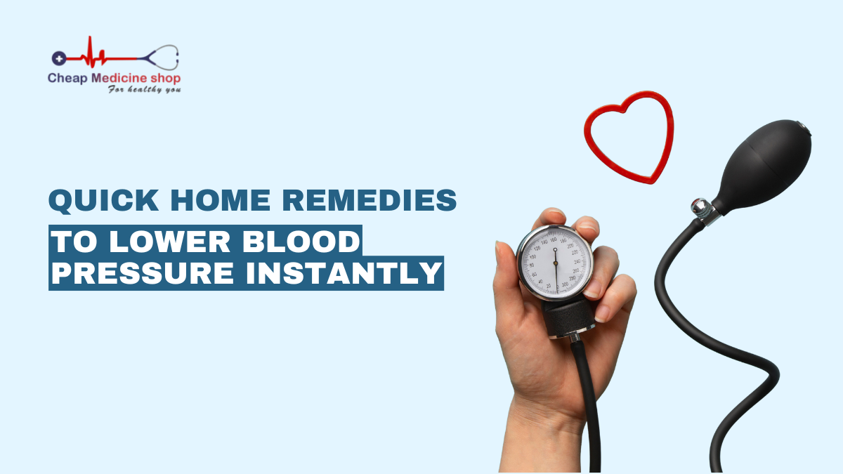 Quick Home Remedies to Lower Blood Pressure Instantly