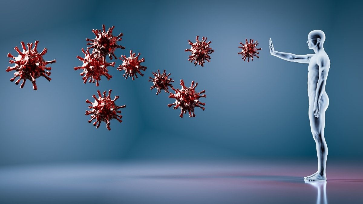 Man immune to viruses