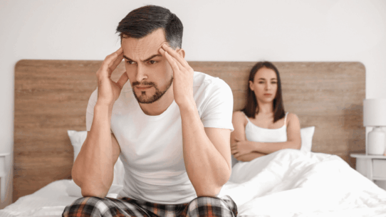 One of the common signs of ED is mental distress