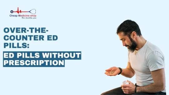 Man holding a pills and glass of water