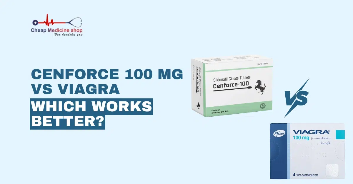 Cenforce 100 mg vs Viagra