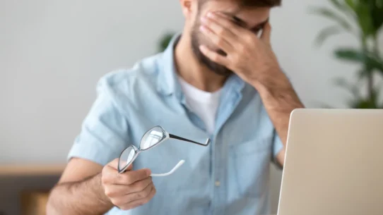 eye pain and headache