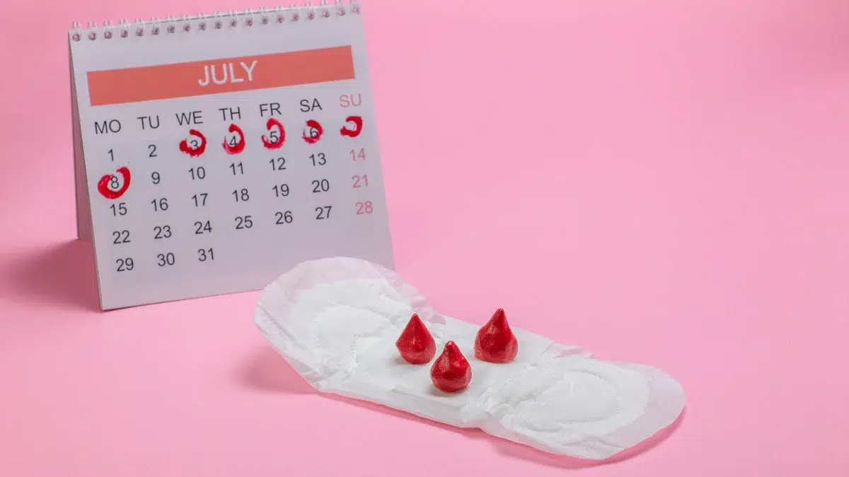 color of blood in menstruation