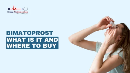 Woman applying eye drops